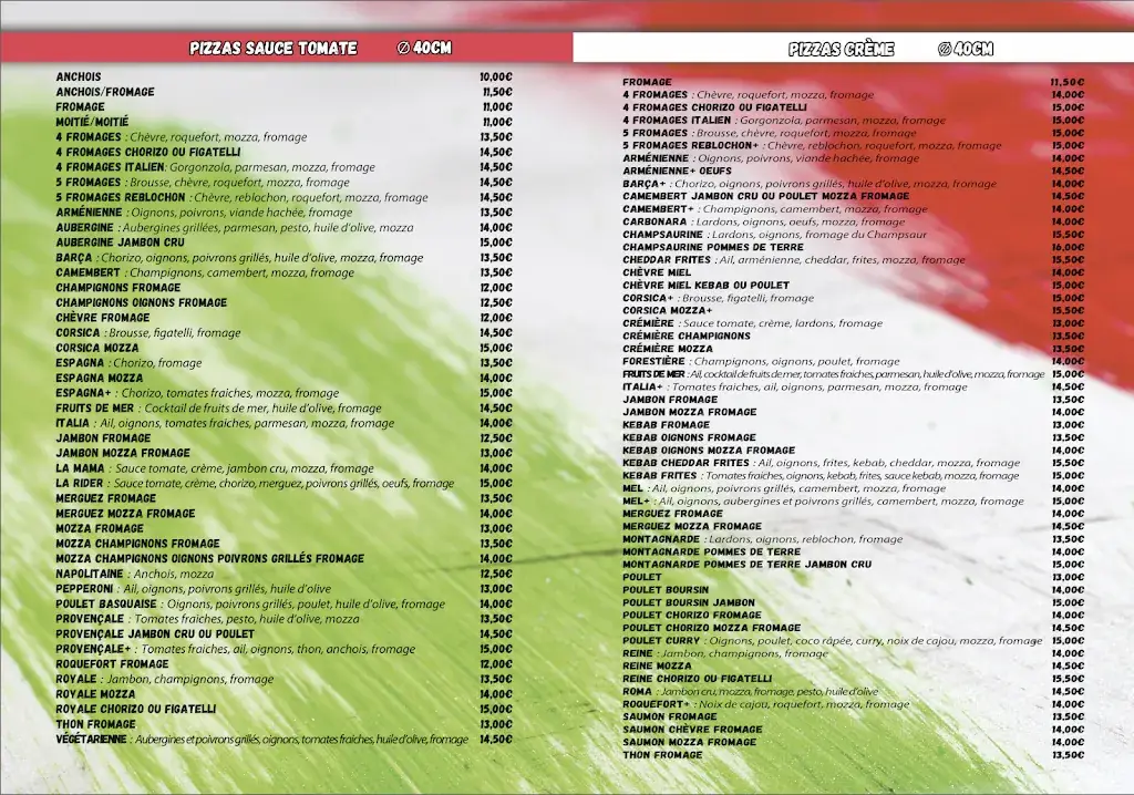 Menu_Pizza rider_Saint-Victoret_image_2