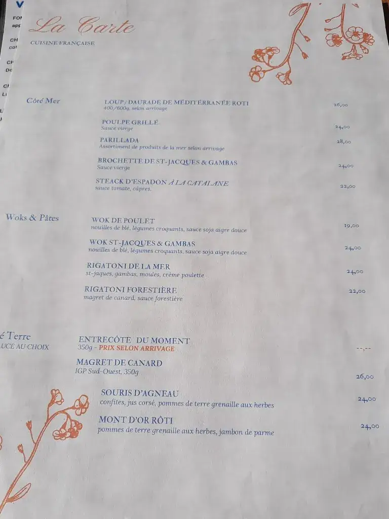 Menu_La Nouvelle Table - Restaurant Sausset-les-Pins_Sausset-les-Pins_image_4