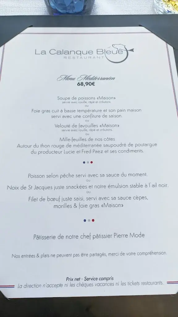 Menu_La Calanque Bleue_Sausset-les-Pins_image_3