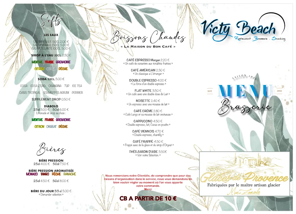 Menu_Victy Beach_Sausset-les-Pins_image_2