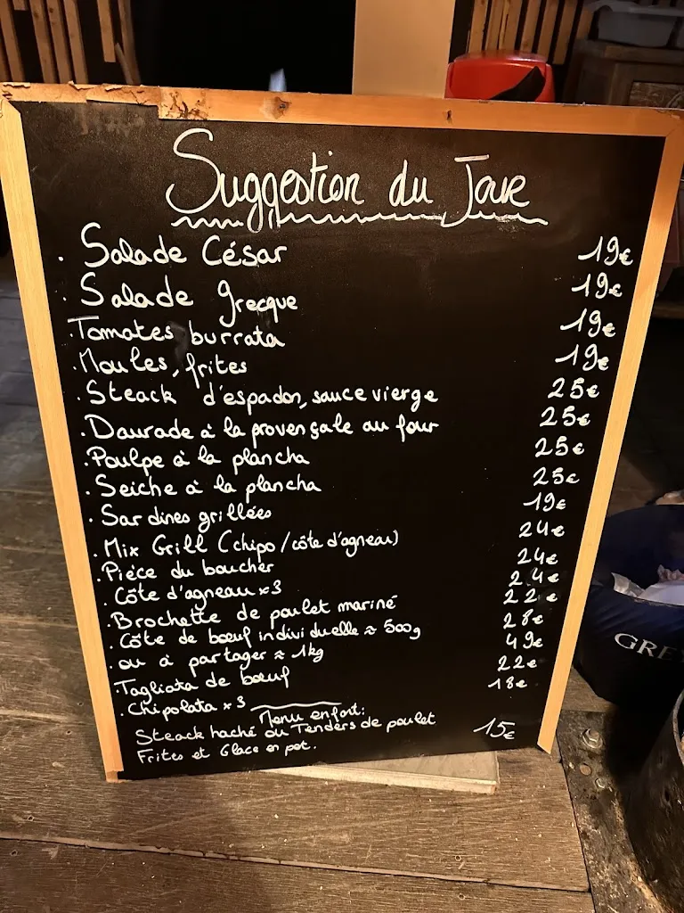 Menu_La paillote Zanzibar_Sausset-les-Pins_image_3