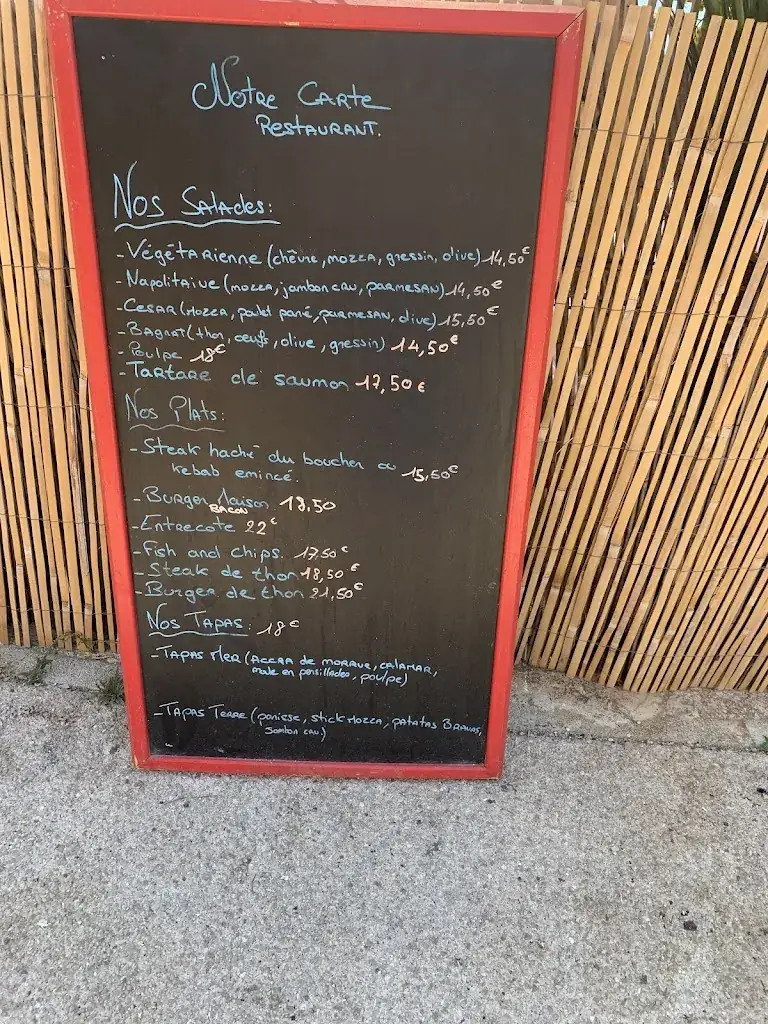 Menu_La Plage_Sausset-les-Pins_image_2