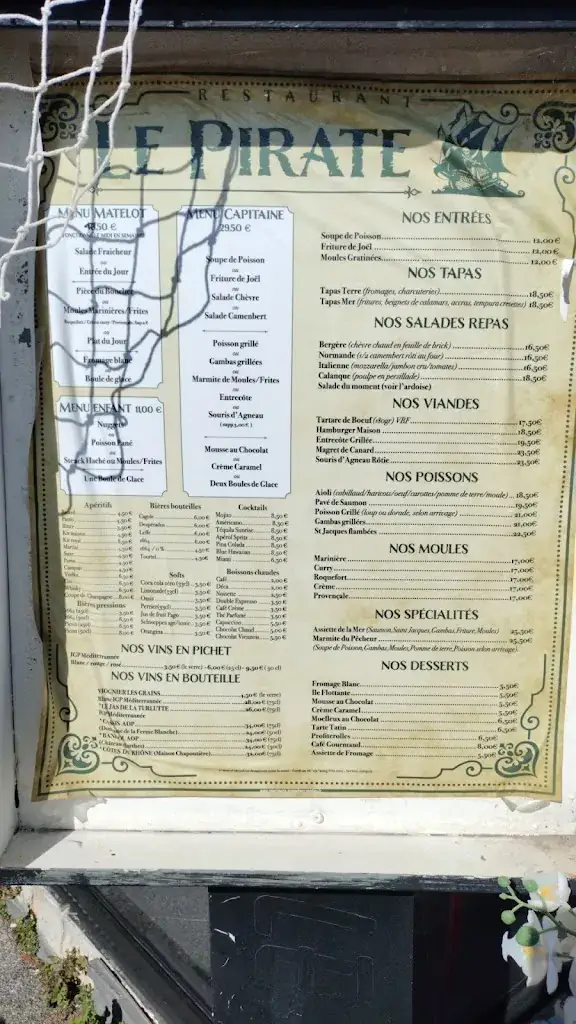Menu_Le Pirate_Sausset-les-Pins_image_3