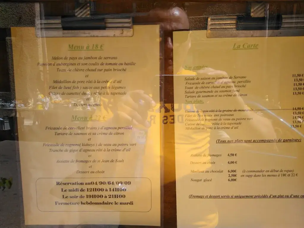 Menu_Le Provençal_Sault_immagine_4
