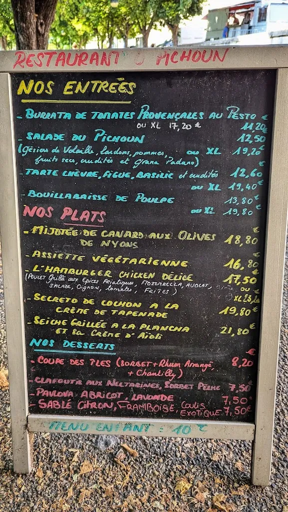 Menu_Restaurant O Pichoun_Sault_immagine_3