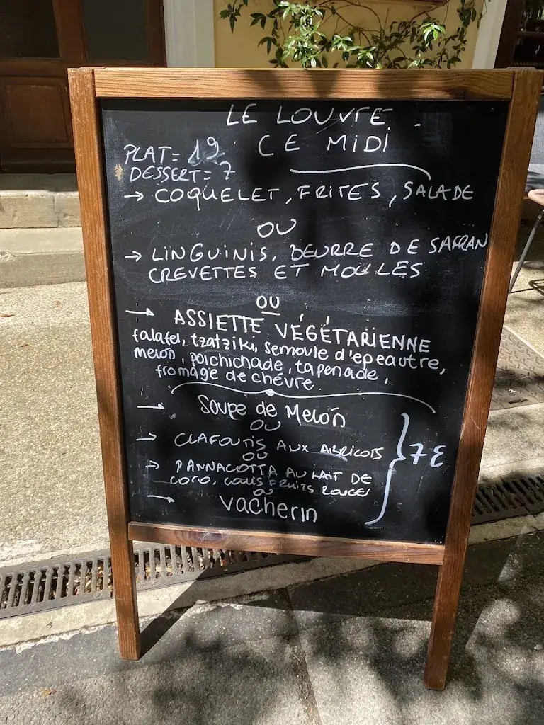 Menu_Restaurant Le Louvre_Sault_immagine_1