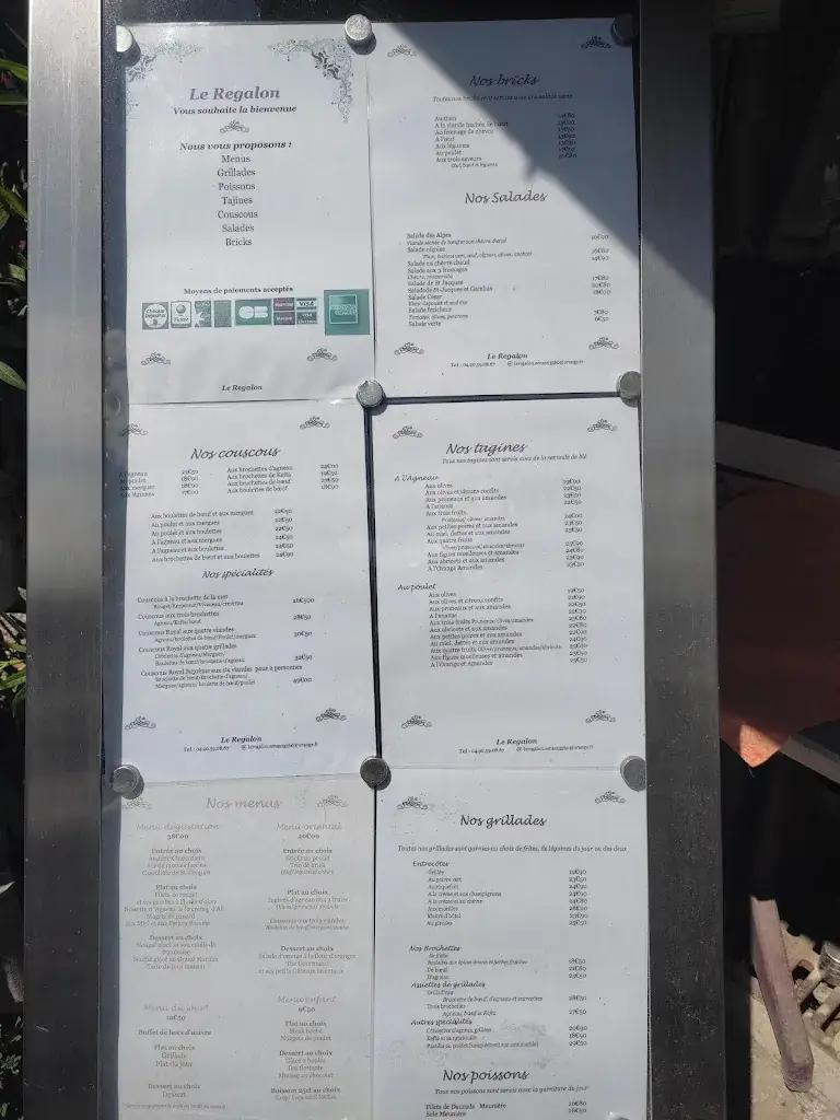 Menu_Le Regalon_Sénas_image_1