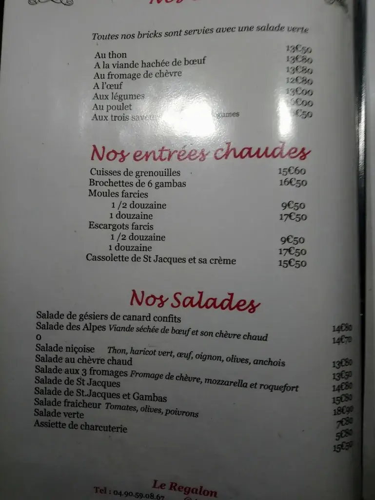 Menu_Le Regalon_Sénas_image_4