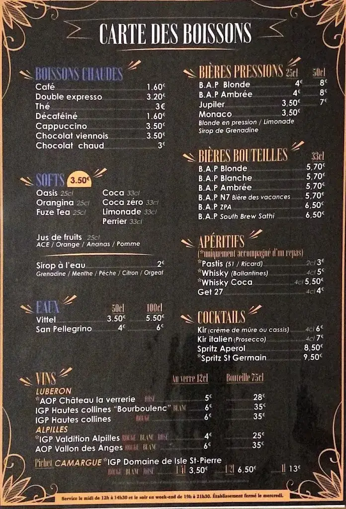 Menu_Pub Brasserie Chez Lio_Sénas_immagine_1