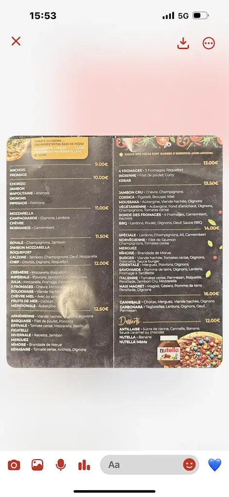 Menu_Chez Juju & Lolo_Sénas_image_1