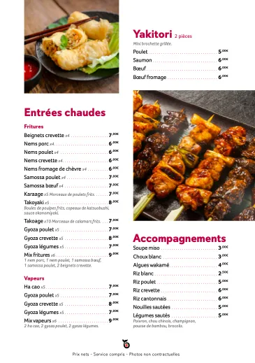 Menu_SEIKO SUSHI_Sénas_image_2