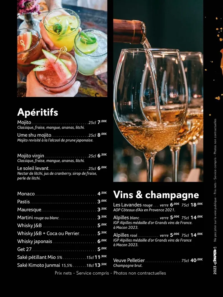 Menu_SEIKO SUSHI_Sénas_image_4