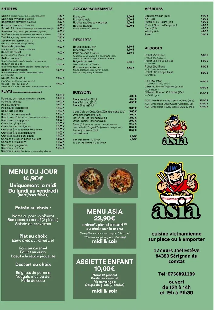 Menu_Asia Sérignan_Sérignan-du-Comtat_immagine_2
