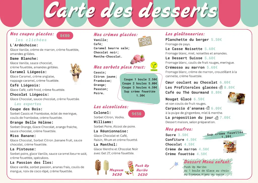 Menu_Restaurant Le Chalet_Seyne_image_3