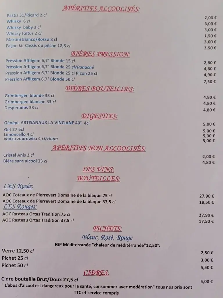 Menu_LA CHAUMIERE_Seyne_image_4