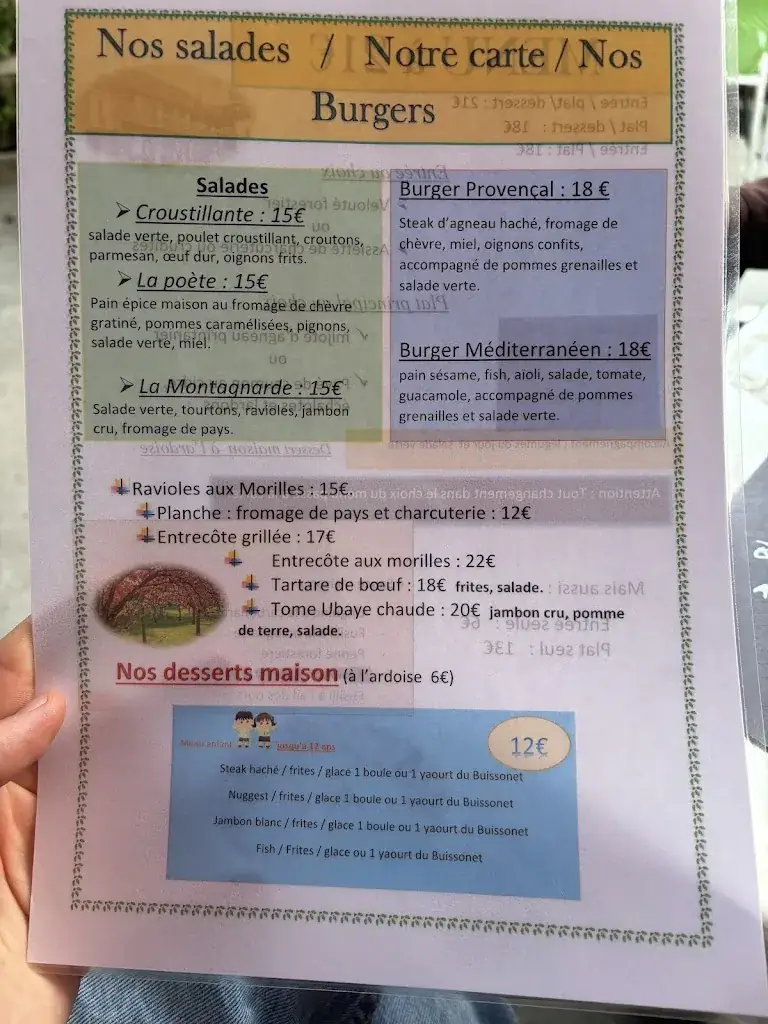 Menu_Chez Le Poète_Selonnet_image_1