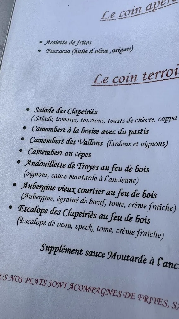 Menu_Les Clapeiries_Montclar_immagine_1