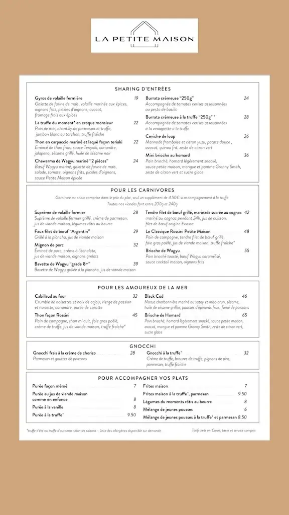 Menu_La Petite Maison_Sainte-Maxime_immagine_1