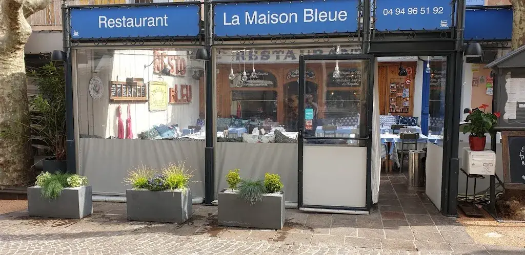 La Maison Bleue restaurant in Sainte-Maxime