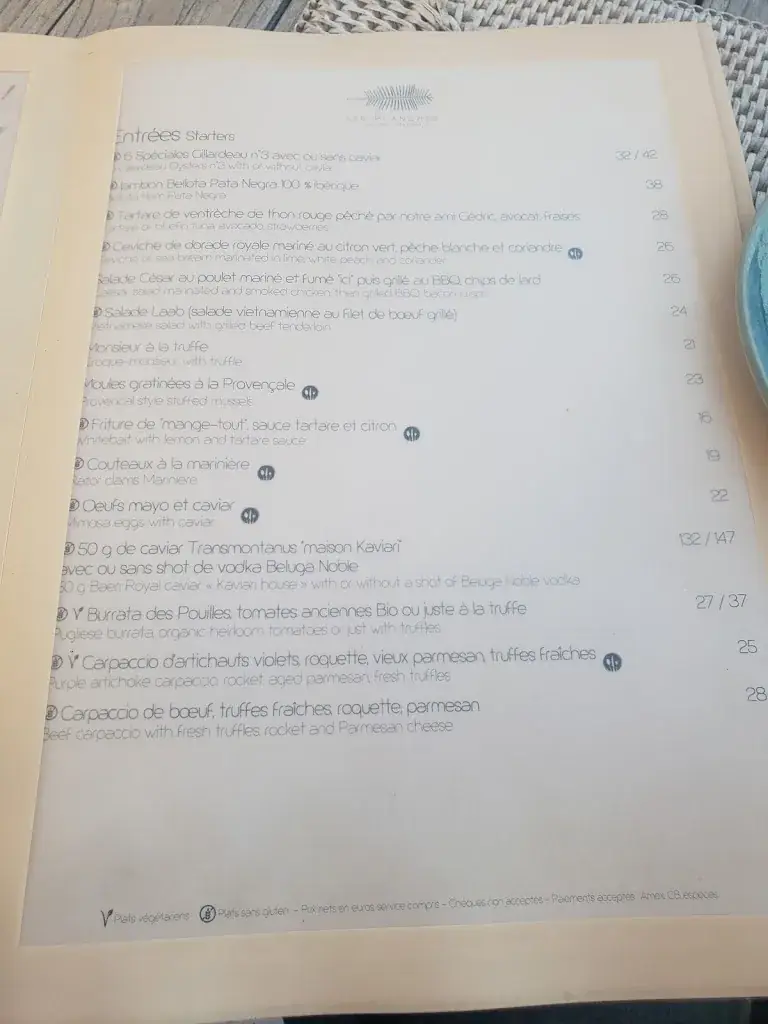 Menu_Les Planches SAINTE-MAXIME_Sainte-Maxime_image_2