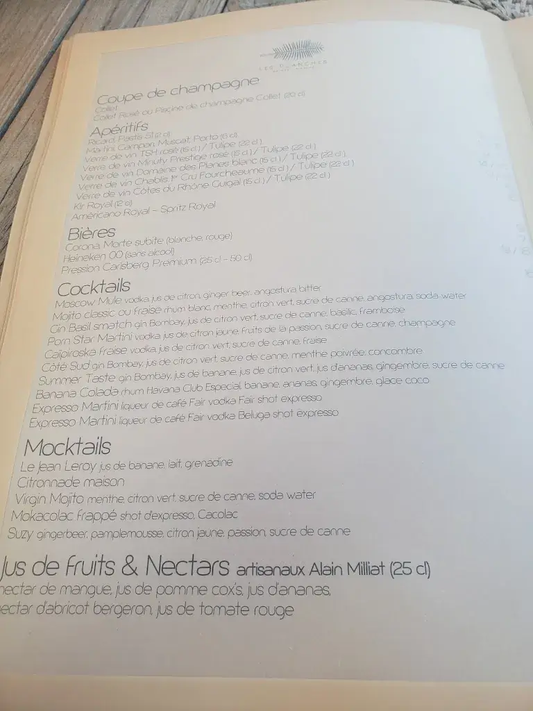 Menu_Les Planches SAINTE-MAXIME_Sainte-Maxime_image_3