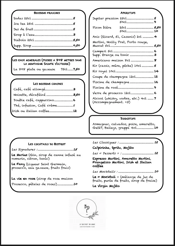 Menu_Le bistrot de Louis_Sainte-Maxime_image_1