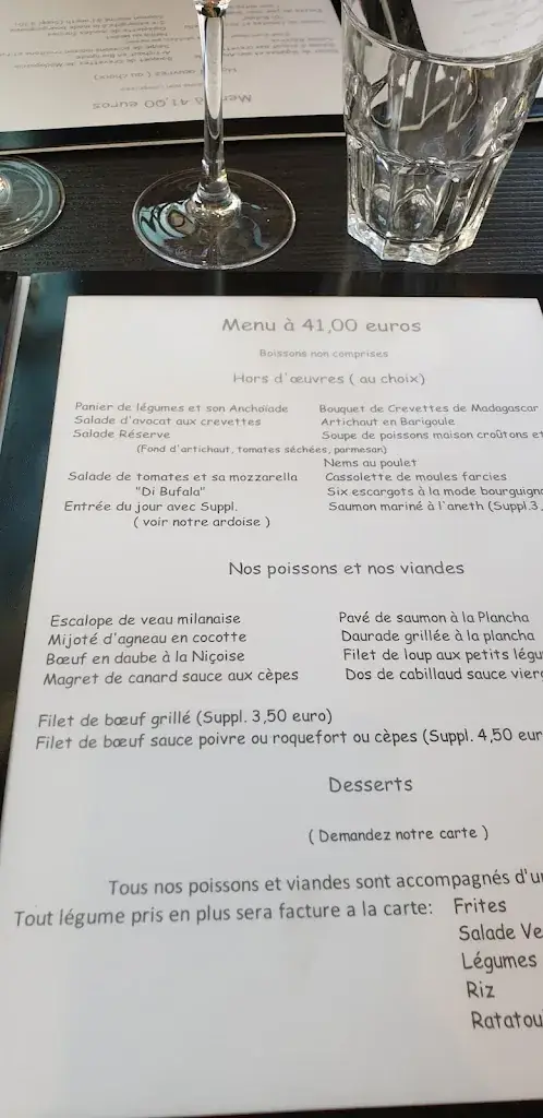 Menu_Restaurant La Réserve Sainte-Maxime_Sainte-Maxime_image_3