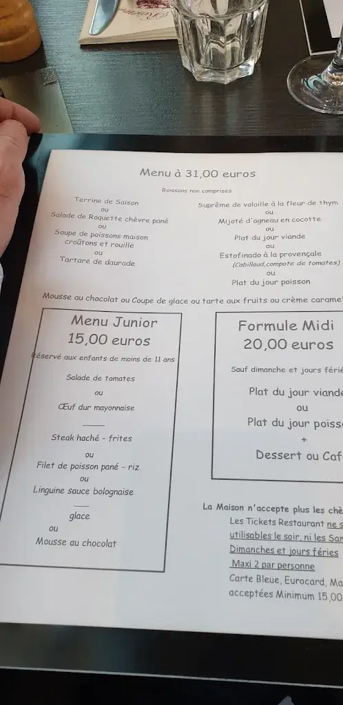 Menu_Restaurant La Réserve Sainte-Maxime_Sainte-Maxime_image_4