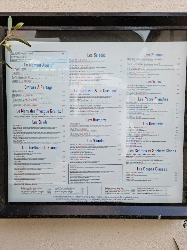 Menu_Le Café de France_Sainte-Maxime_image_1