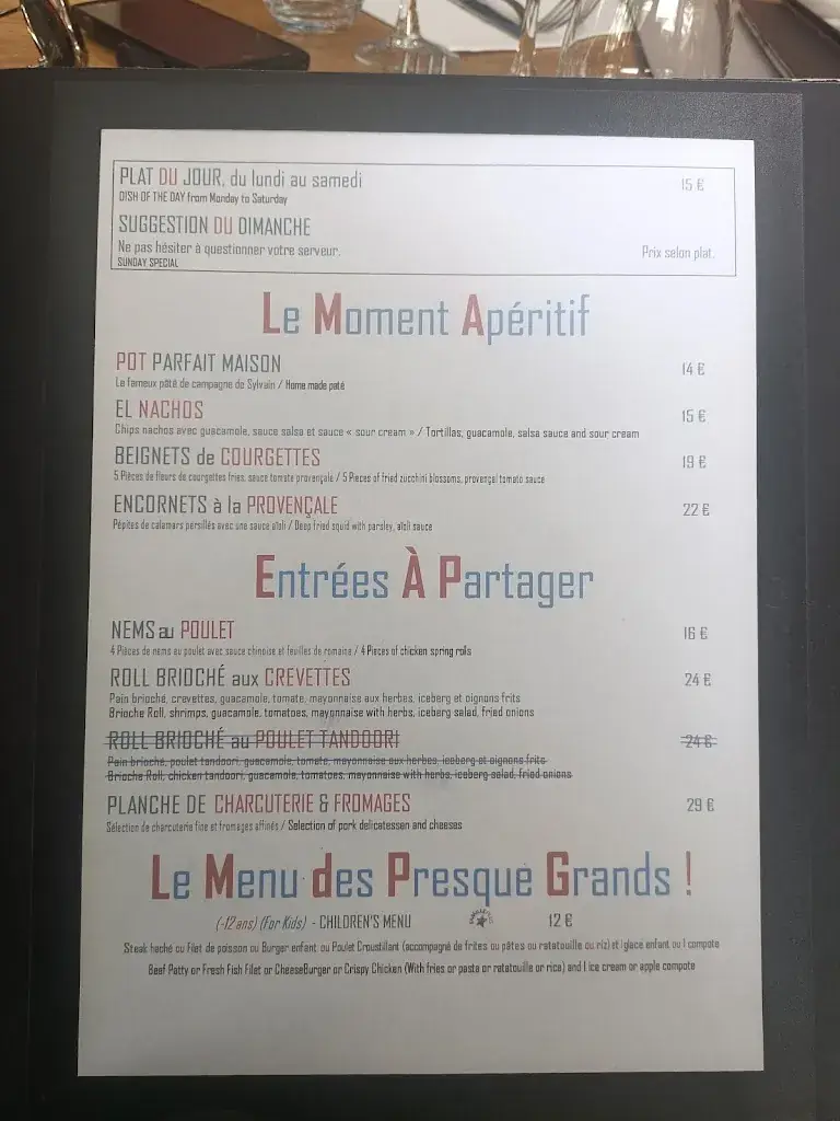 Menu_Le Café de France_Sainte-Maxime_image_4