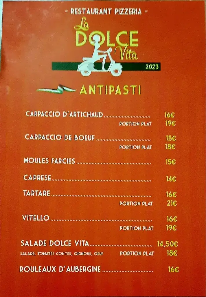 Menu_La Dolce Vita_Sainte-Maxime_image_4