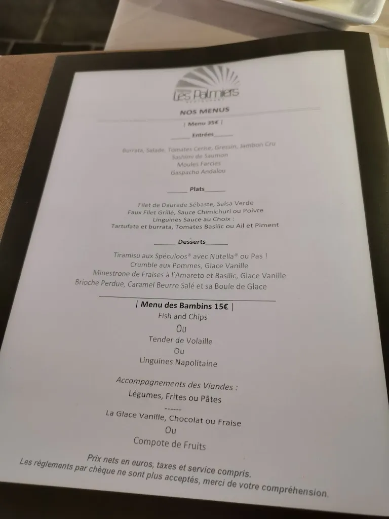 Menu_Les Palmiers Restaurant_Sainte-Maxime_image_3