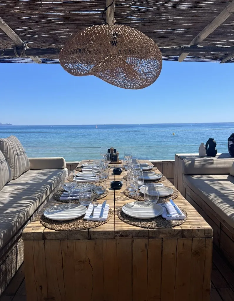 Prao Plage restaurant in Sainte-Maxime