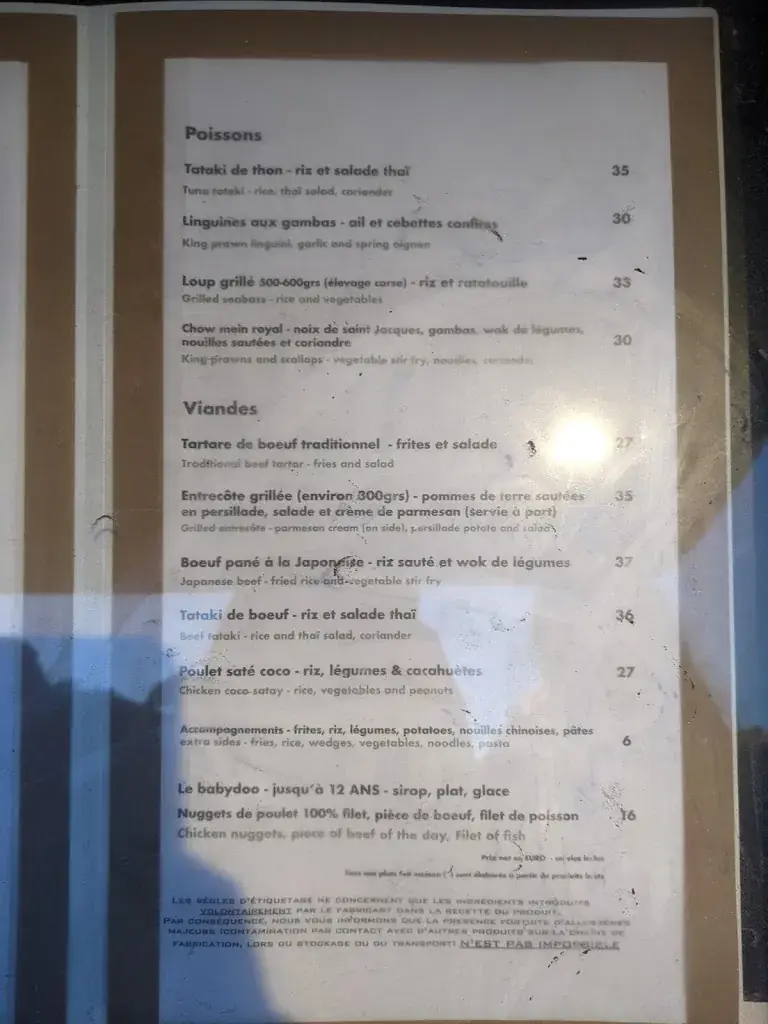 Menu_Plage Les Élephants_Sainte-Maxime_image_4