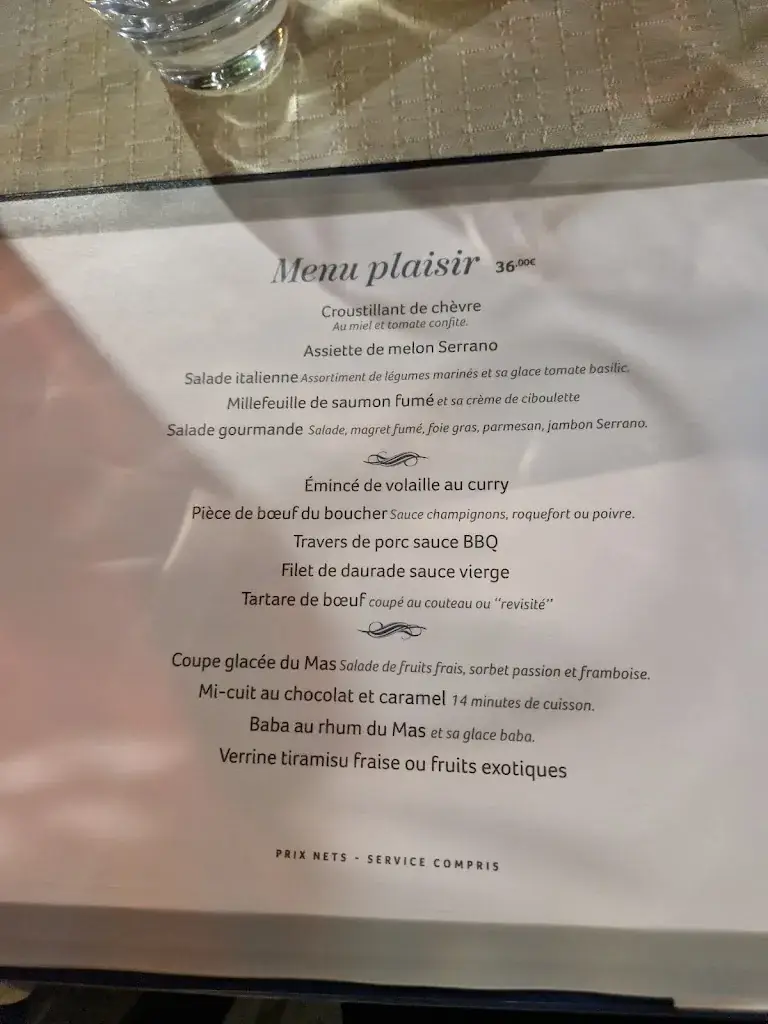 Menu_Le Mas Saint Donat_Sainte-Maxime_image_4