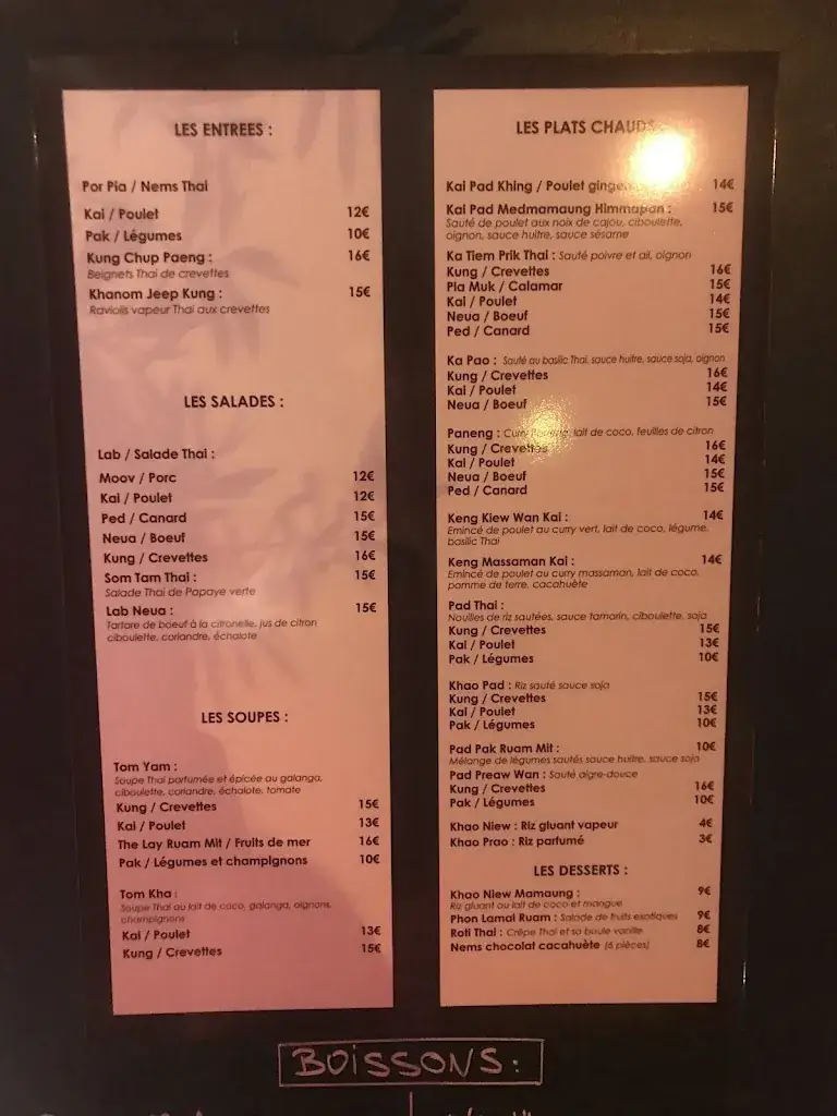 Menu_Aroy Dee - Cuisine Thaïlandaise_Sainte-Maxime_image_1