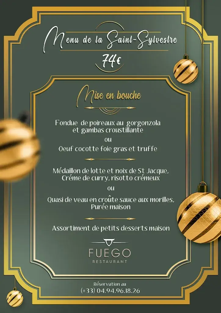 Menu_Fuego Restaurant Sainte Maxime_Sainte-Maxime_image_1