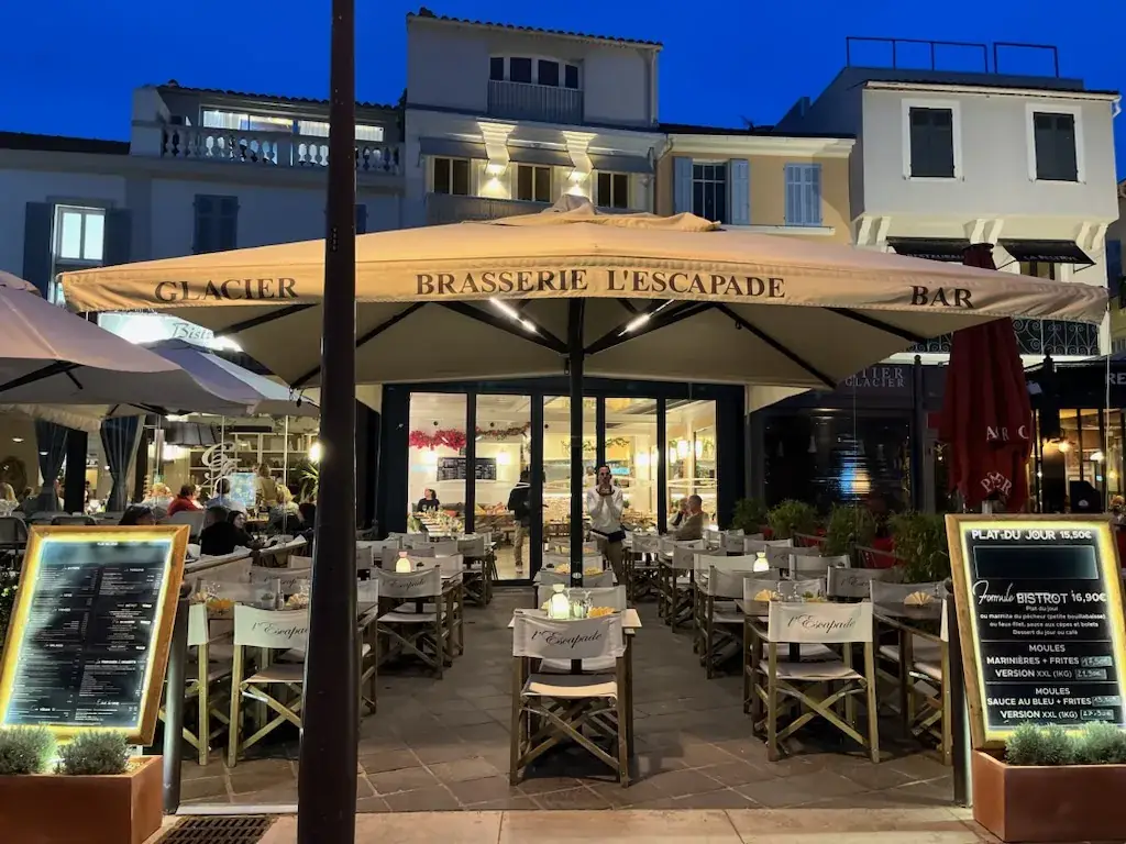 Brasserie L'Escapade restaurant in Sainte-Maxime