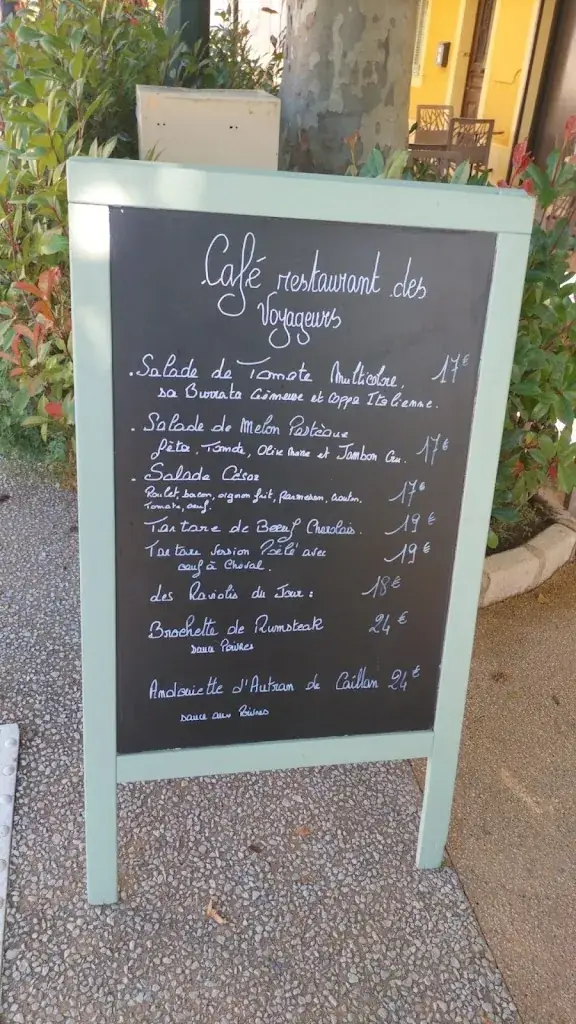 Menu_Café Restaurant des Voyageurs_Tanneron_image_1