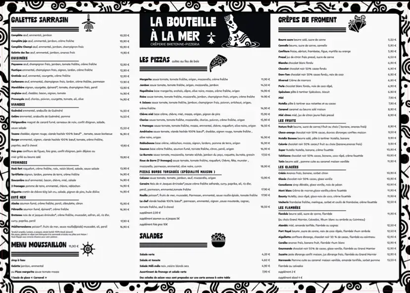 Menu_La Bouteille à la Mer_Vidauban_image_1