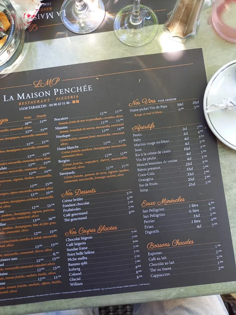 Menu_La Maison Penchée_Tarascon_immagine_2