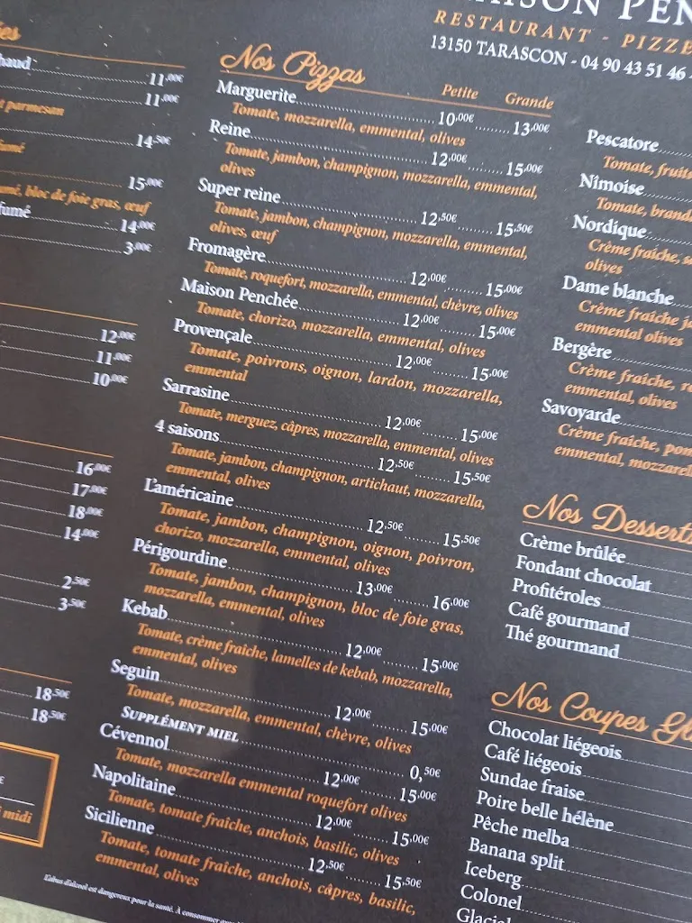 Menu_La Maison Penchée_Tarascon_immagine_4