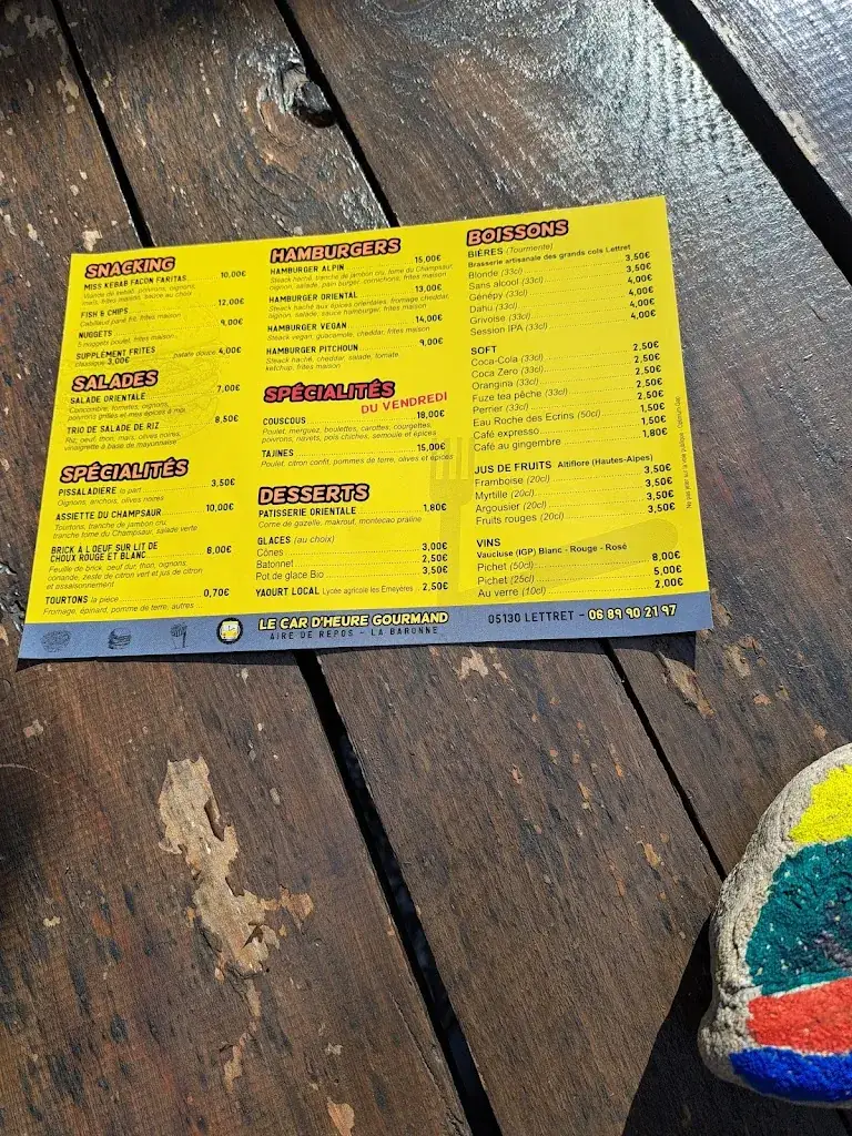 Menu_Le Car d'heure gourmand_Lettret_image_4