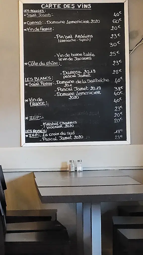 Menu_Restaurant L'art des liens_Portes-lès-Valence_image_1