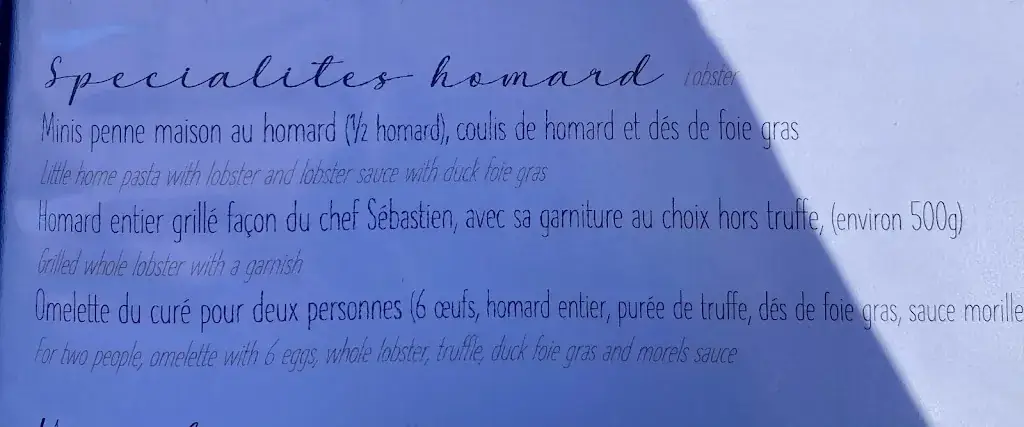 Menu_Chez Philippe_Théoule-sur-Mer_image_4
