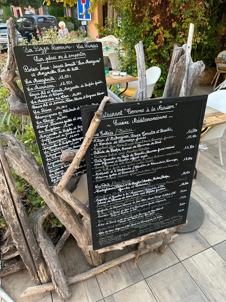 Menu_COMME A LA MAISON_Théoule-sur-Mer_image_1