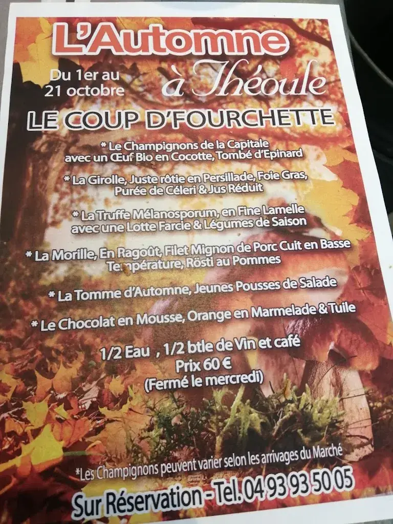 Menu_Le Coup de Fourchette_Théoule-sur-Mer_image_1