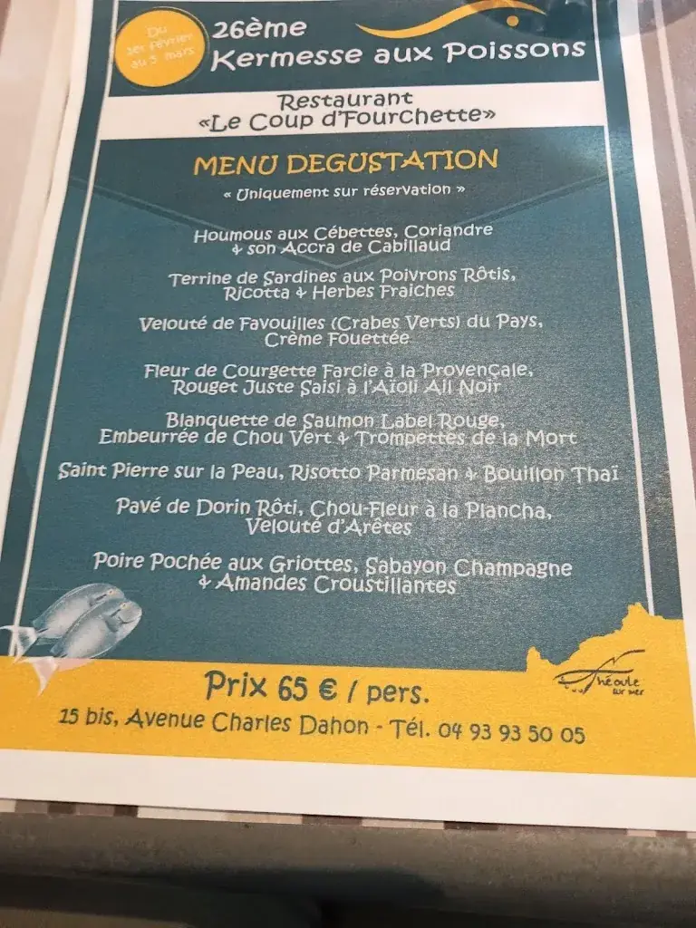 Menu_Le Coup de Fourchette_Théoule-sur-Mer_image_3