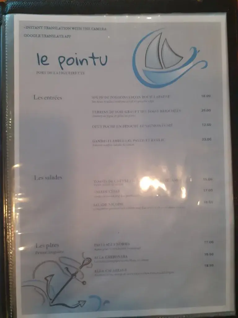 Menu_Le Pointu_Théoule-sur-Mer_image_4