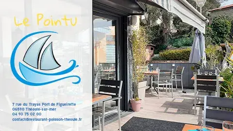 Le Pointu restaurant in Théoule-sur-Mer